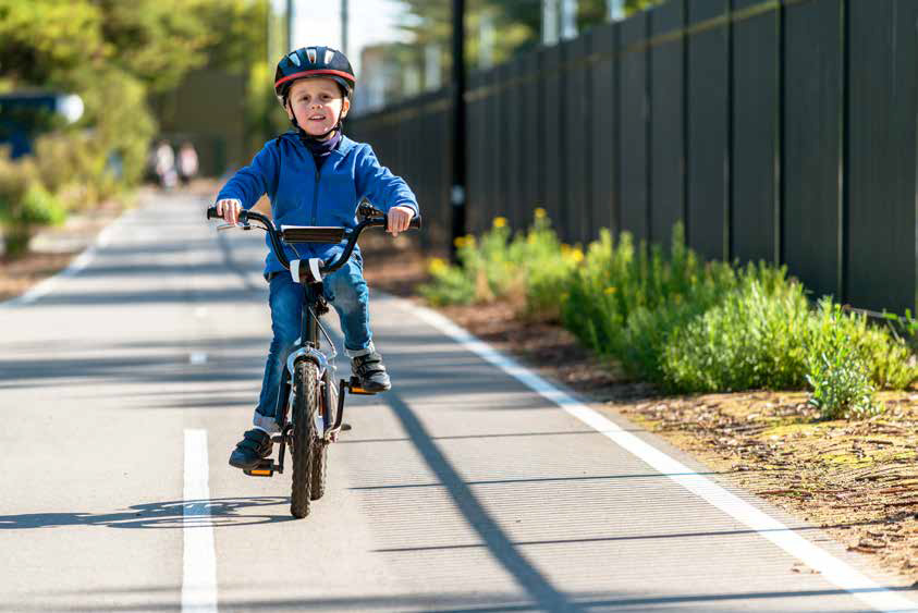 Kid on a bike