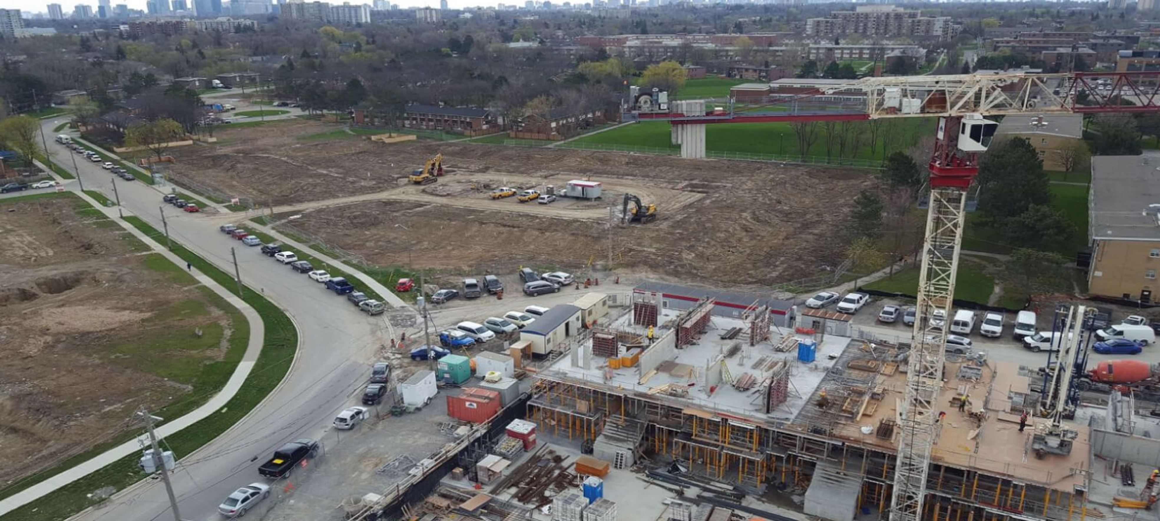 SITE PREPARATION NOW UNDERWAY
