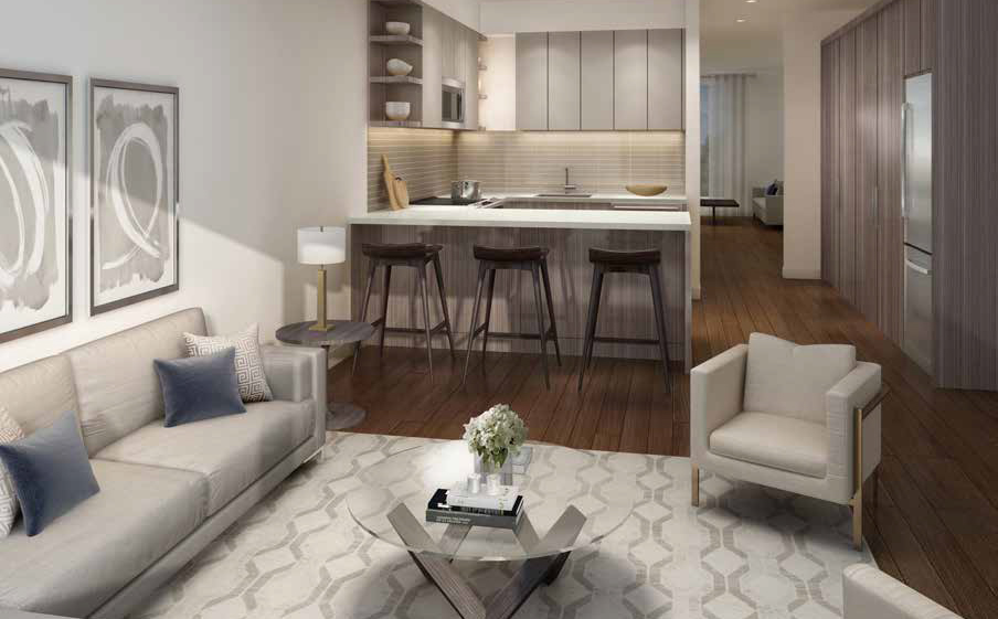 New Lawrence Heights - Town Rendering